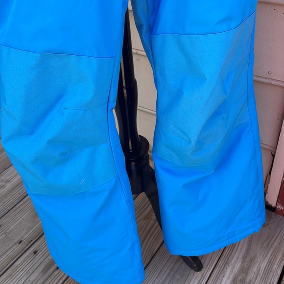 EUC-Lands' End BLUE  Iron Knee Snowboarding Ski Pants/ Bib Size 14 - Picture 3 of 10